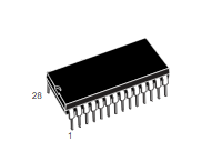 ST 意法半导体 存储器 EPROM M27C256B-12F1