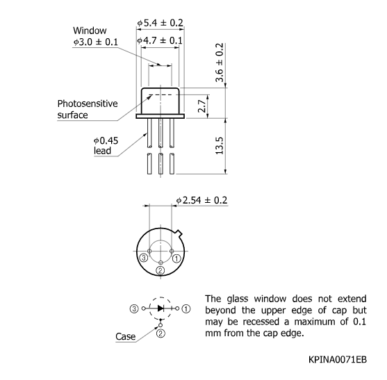 硅PIN光电二极管S9055-01(图2)