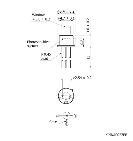 硅PIN光电二极管S5821-02(图2)