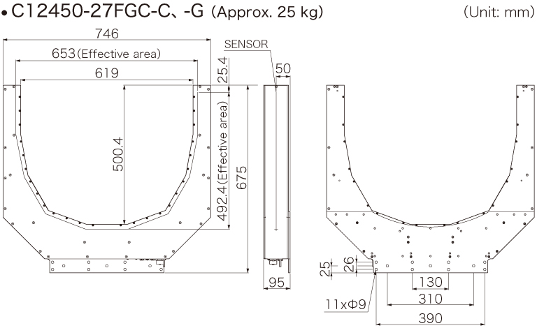 滨松 C型X射线线阵扫描相机 C12450-27FGC-G(图1)