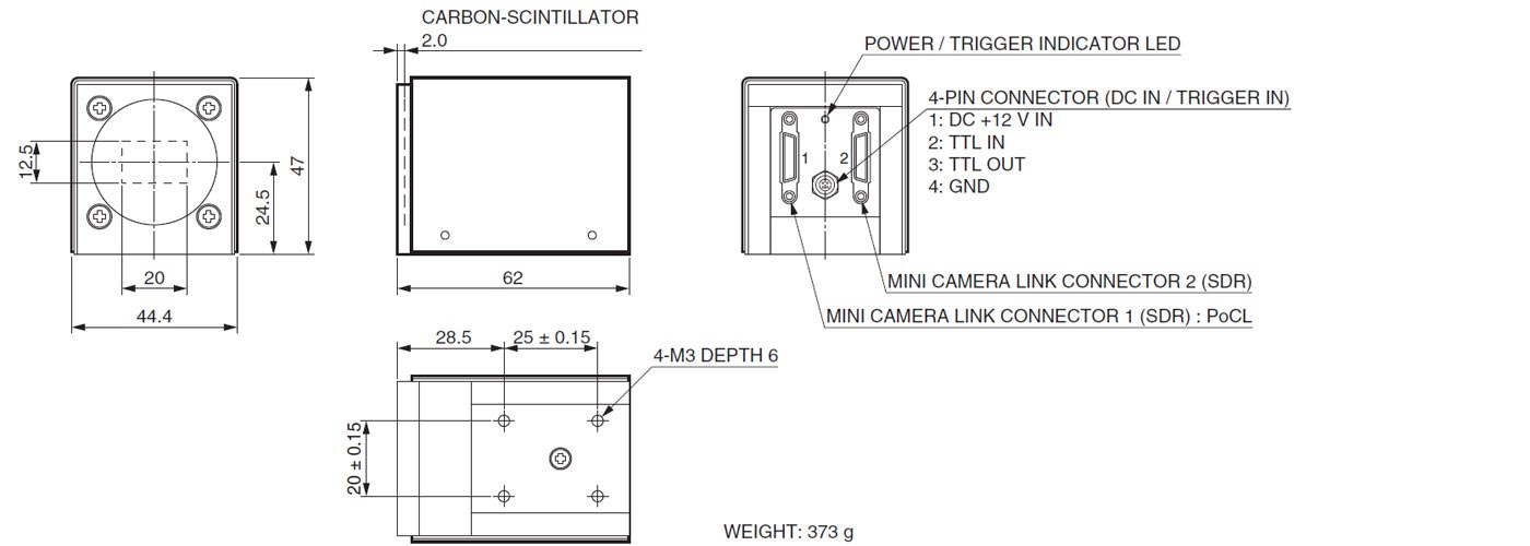 滨松 H8953-30 紧凑型X射线CMOS相机 非破坏性检测(图4)